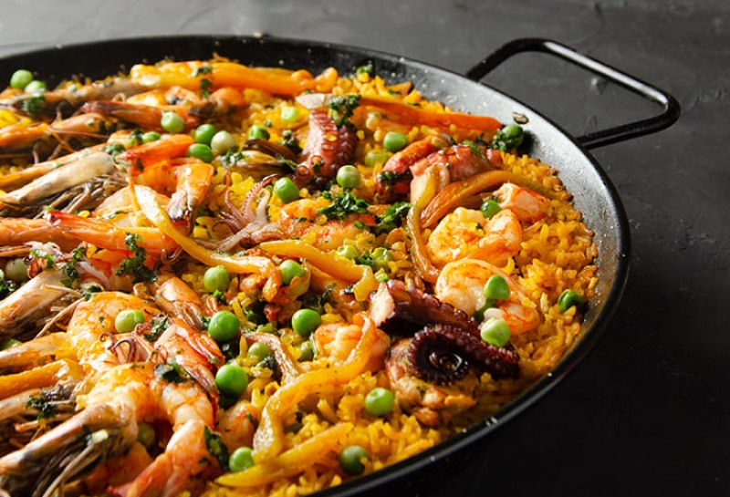 Receita Paella valenciana - Rampinelli | O melhor do arroz